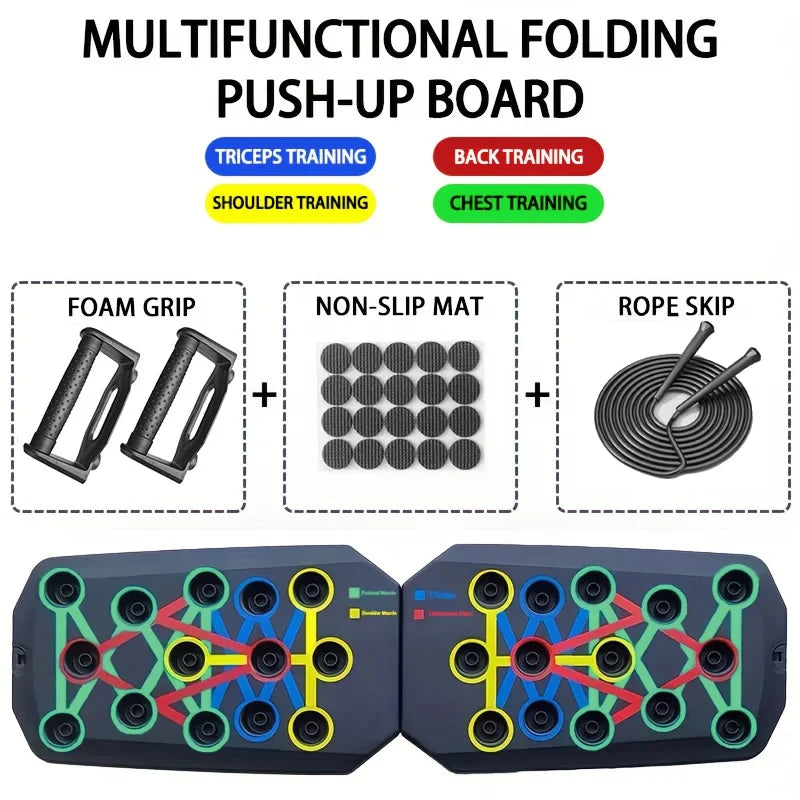 Foldable Push-up Board Set