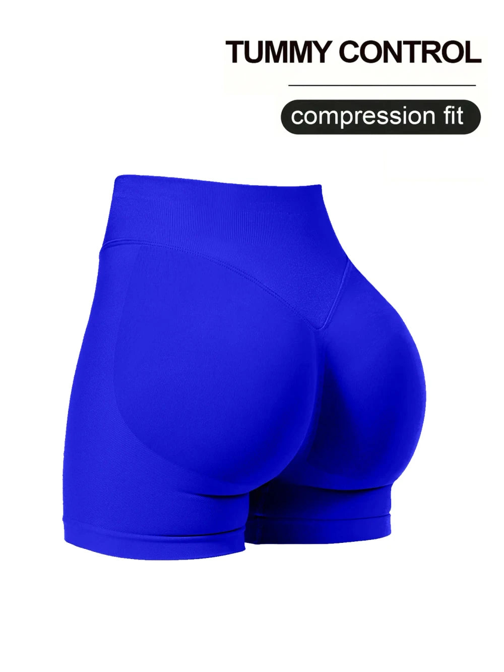 High Stretch Peach Hip Yoga Shorts